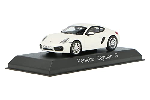 Norev NV750037 1:43 Cayman S 2013-White Porsche Collectable Model, Multi von Norev