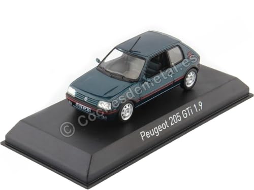 Norev PDHgeot 205 GTI 1.9 1992 grün Modellauto 1:43 von Norev