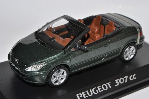 Norev Peugeot 307CC Grün Grau öffnendes Dach 2003-2009 1/43 Modell Auto von Norev B-M-W