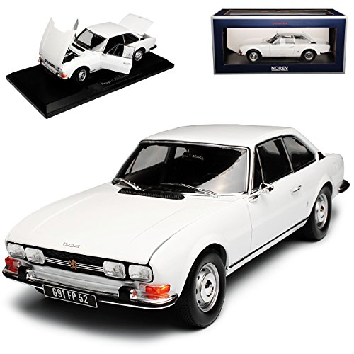 Norev Peugeot 504 Coupe Arosa Weiss 1968-2005 1/18 Modell Auto von Norev B-M-W