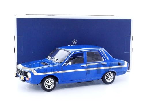 Norev - Renault 12 Gordini Without Bumpers 1971 Blue-De-France Blue 1:18 Miniatur, 185248 von Norev