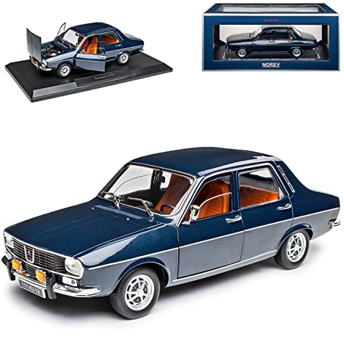 Norev Renautl 12 TS Limousine Dunkel Blau 1969-1980 1/18 Modell Auto von Norev B-M-W