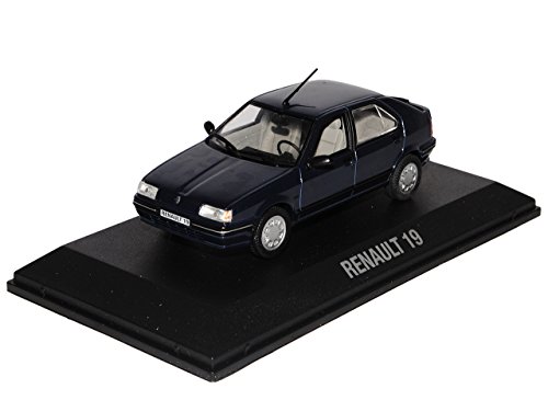 Norev Renautl 19 5 Türer Dunkel Blau 1988-1997 1/43 Modell Auto von Norev