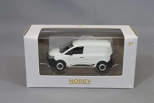 Norev Renautl Kangoo Kasten Transporter Weiss 3. Generation Ab 2021 1/64 Modell Auto mit individiuellem Wunschkennzeichen von Norev