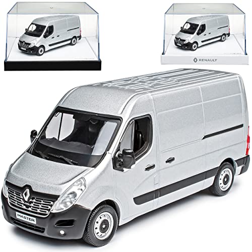 Norev Renautl Master III Kasten Transporter Silber 3. Generation Modell Ab 2010 Ab Facelift 2014 1/43 Modell Auto von Norev B-M-W