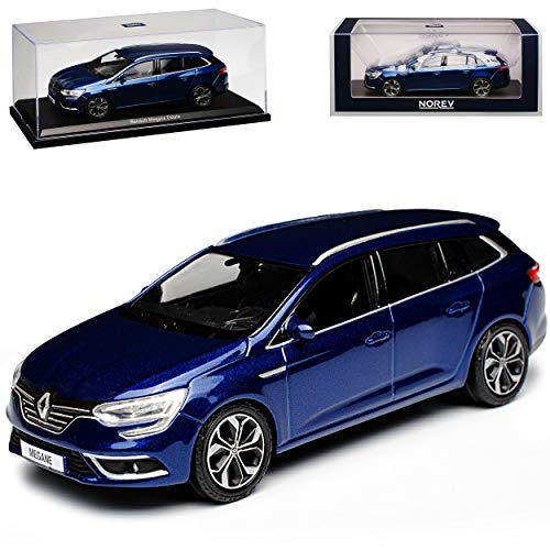 Norev Renautl Megane IV Blau Kombi 4. Generation Ab 2015 1/43 Modell Auto mit individiuellem Wunschkennzeichen von Norev B-M-W