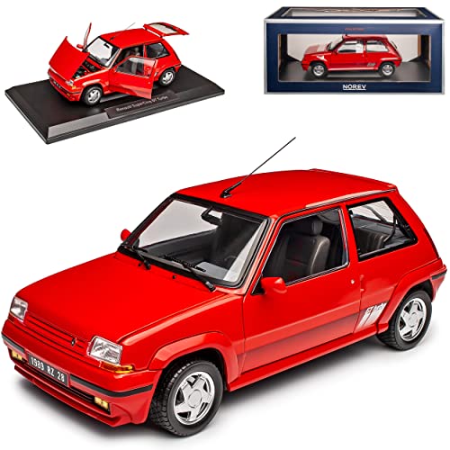 Norev Renautl R5 Supercinq GT Turbo Rot 3 Türer 2. Generation 1984-1996 1/18 Modell Auto von Norev B-M-W