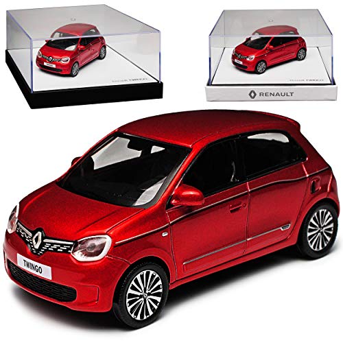 Norev Renautl Twingo III Rot 5 Türer 3. Generation Ab 2014 Version Ab Facelift 2019 1/43 Modell Auto mit individiuellem Wunschkennzeichen von Norev B-M-W