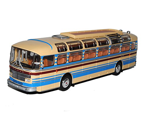 Norev Saviem S53 M 1970 Bus Creme Blau 1/43 Modell Auto von Norev B-M-W