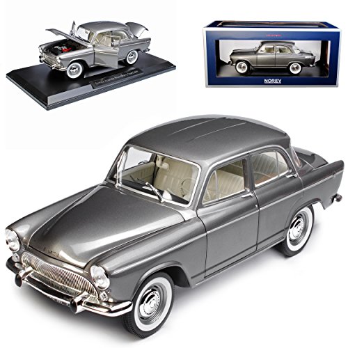 Norev Simca Aronde Monthlery Speciale Limousine Grau 1962 1/18 Modell Auto von Norev B-M-W