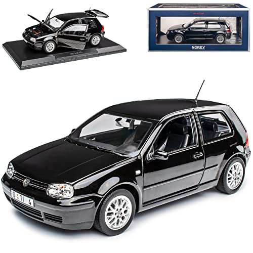 Norev Volkwagen Golf IV G*T*I Schwarz 3 Türer 1997-2003 limitiert auf 500 Stück 1/18 Modell Auto von Norev B-M-W