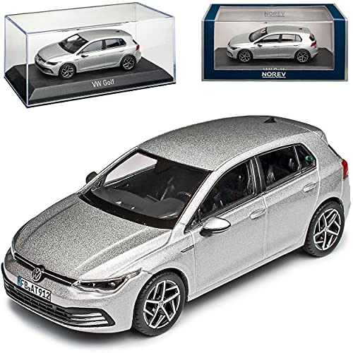 Norev Volkwagen Golf VIII 5 Türer Silber 8. Generation Ab 2019 1/43 Modell Auto von Norev B-M-W