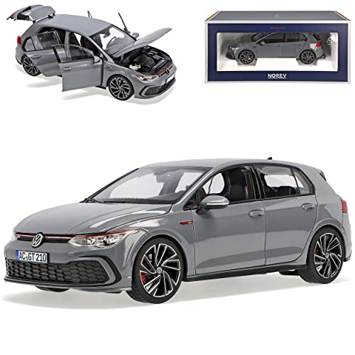 Norev Volkwagen Golf VIII G*T*I 5 Türer Grau 8. Generation Ab 2019 1/18 Modell Auto von Norev