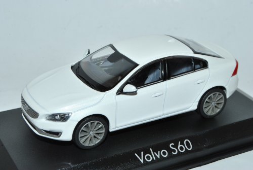 Norev Volvo S60 Limousine Weiss Typ Y20 2. Generation Ab Facelift 2013 1/43 Modell Auto mit individiuellem Wunschkennzeichen von Norev B-M-W