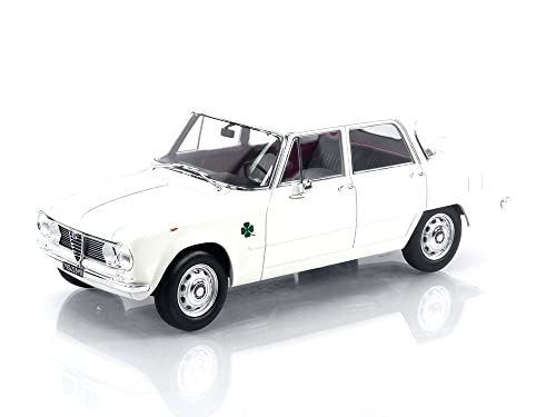 Norev kompatibel mit Alfa Romeo Giulia TI Super 1963 weiß Modellauto 1:18 von Norev