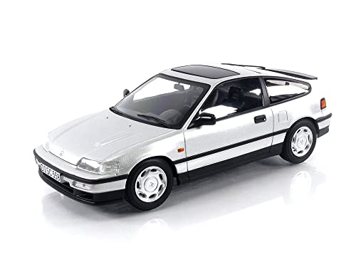 Norev kompatibel mit Honda CRX 1990 Silber Modellauto 1:18 von Norev