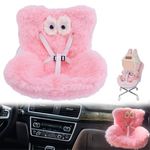Norhogo 1 Stücke Auto Puppen Sicherheitssitz, La-Bub-Puppenautositz Mit Weichem Pelzkissen, Baby Puppenautositz, zur Präsentation von 10–17cm Spielzeug, Rosa Augen Norhogo 1 Stücke Auto Puppen Sicherheitssitz, La-Bub-Puppenautositz Mit Weichem Pelzkissen, Baby Puppenautositz, zur Präsentation von 10–17cm Spielzeug, Rosa Augen von Norhogo