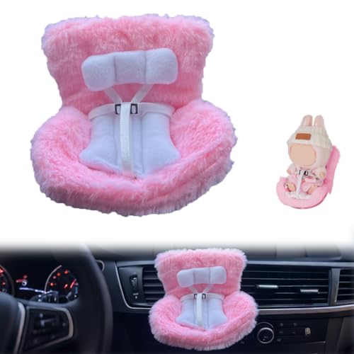 Norhogo 1 Stücke Auto Puppen Sicherheitssitz, LaBBu-Puppenautositz Mit Weichem Pelzkissen, Baby Puppenautositz, zur Präsentation von 10–17cm Spielzeug, Rosa Norhogo 1 Stücke Auto Puppen Sicherheitssitz, LaBBu-Puppenautositz Mit Weichem Pelzkissen, Baby Puppenautositz, zur Präsentation von 10–17cm Spielzeug, Rosa von Norhogo