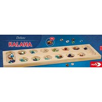 Noris 606101981 - Deluxe Kalaha, Mancala-Spiel, Steinchen-Spiel von Simba Toys