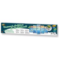 Schipper 605280901 - Alurahmen für Polyptychon 132x72cm, Silber matt, ohne Glas, Rahmenleisten für 5 Bilderrahmen und Zubehör von Simba Toys