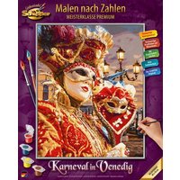 Schipper 609130869 - Malen nach Zahlen, Karneval in Venedig, 40 x 50 cm von Simba Toys