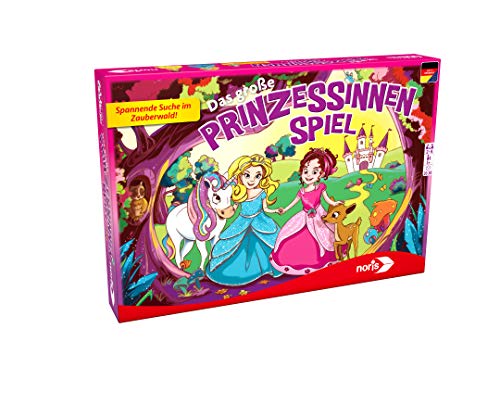 Noris 606011684 das Große Prinzessinenspiel, Kinderspiel von Noris