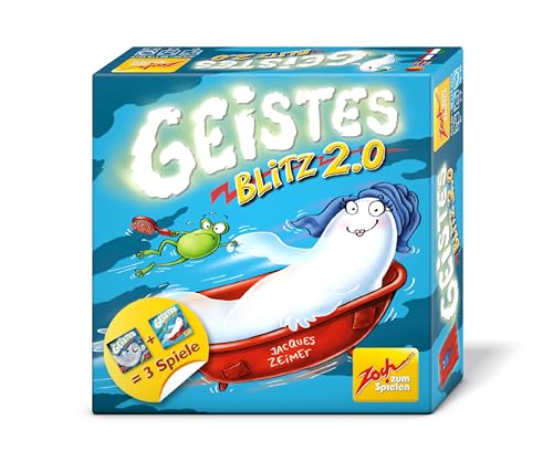 Zoch 601105019 Geistesblitz 2.0, das zweite geistreiche und lustige Reaktionsspiel mit dem extra Spritzer Esprit, ab 8 Jahren von Zoch zum Spielen