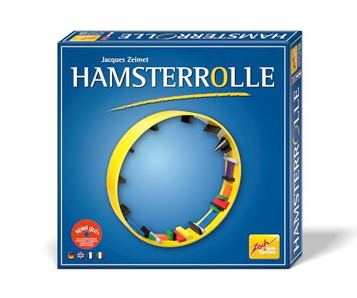 Zoch 601133500 - Hamsterrolle (Geschicklichkeitsspiel ab 7 Jahre) - nervenkitzelnde Herausforderung für 2-4 Spieler – Folge den Gesetzen der Schwerkraft von Zoch zum Spielen