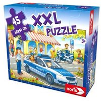 NORIS 606031792 XXL Puzzle Auf Streife mit der Polizei von Noris