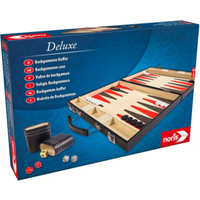 NORIS 606101712 Deluxe Backgammon Koffer von Noris