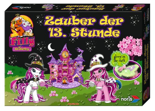 Noris 606011214 - Filly Witchy Black - Zauber der 13 Stunde mit Glow in the Dark Effekten, Kinderspiel Noris 606011214 - Filly Witchy Black - Zauber der 13 Stunde mit Glow in the Dark Effekten, Kinderspiel von Noris