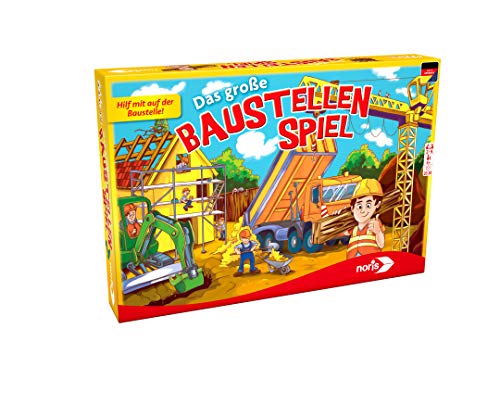 Noris 606011681 das Große Baustellenspiel, Kinderspiel von Noris