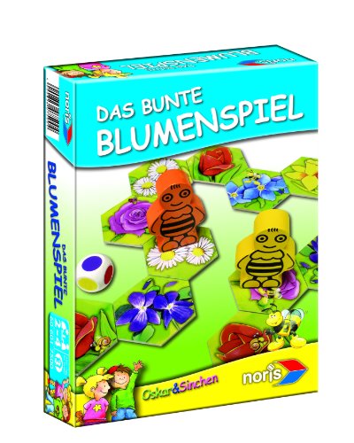 Noris 606017500 - Oscar und Sinchen Das bunte Blumenspiel von Noris