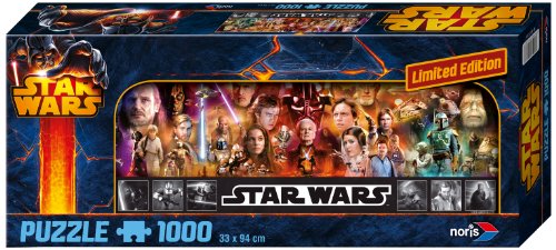 Noris 606031233 - Star Wars Panorama Puzzle, 1000 Teile von Noris