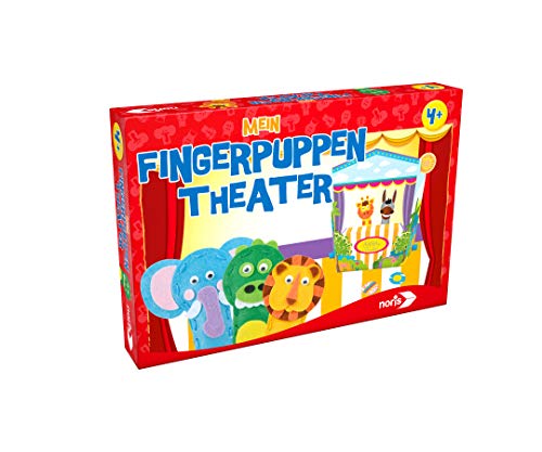 Noris 606041550 - Mein Fingerpuppen Theater, Kinderspiel von Noris