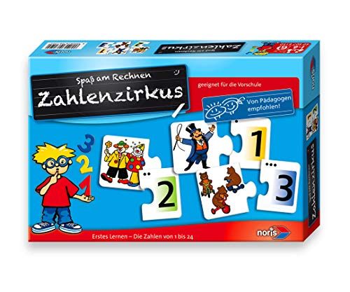 Noris 606076150 - Zahlenzirkus, Kinderspiel von Noris