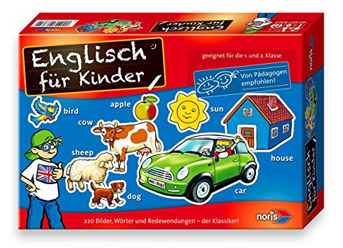 Noris 606076362 - Englisch für Kinder 1. und 2. Klasse, Kinderspiel von Noris