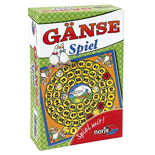 Noris 606094214 - Gänsespiel, Reise- und Mitbringspiel von Noris