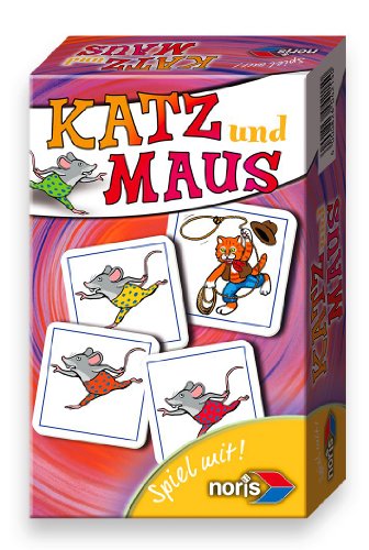 Noris 606094215 - Katz und Maus, Reise- und Mitbringspiel von Noris