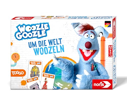 Noris 606102072 - Woozle Goozle Um die Welt woozeln (Spiel ab 6 Jahre) - spannende Quiz-Weltreise für Kinder, 2-6 Spieler, ca. 30 Min. Spiel-Dauer von Noris