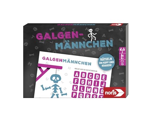 noris 606192093 Galgenmännchen - Spielblock von Noris