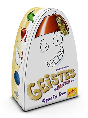 Zoch 601105085 - Geistesblitz – Spooky DOO (Kartenspiel ab 8 Jahren) - pfiffiger Rätselspaß für 2-8 Spieler in Metallbox von Zoch zum Spielen