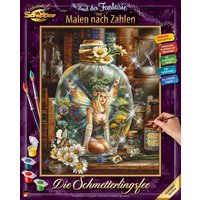 Schipper 609130843 - Malen nach Zahlen, Die Schmetterlingsfee, 40 x 50 cm von Simba Toys