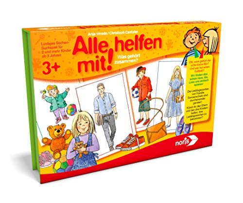 noris 606011690 - Alle Helfen, Sachen-Suchspiel von Noris