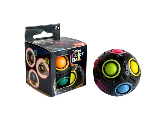 noris 606132082 Tricky Color Ball, das Geschicklichkeitsspiel, für Kinder ab 6 Jahren, bunt von Noris