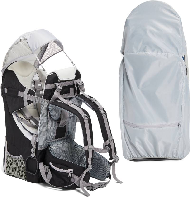 North 13.5 Adventure Plus Kindertrage inkl. Regnschutz, Black von North 13.5