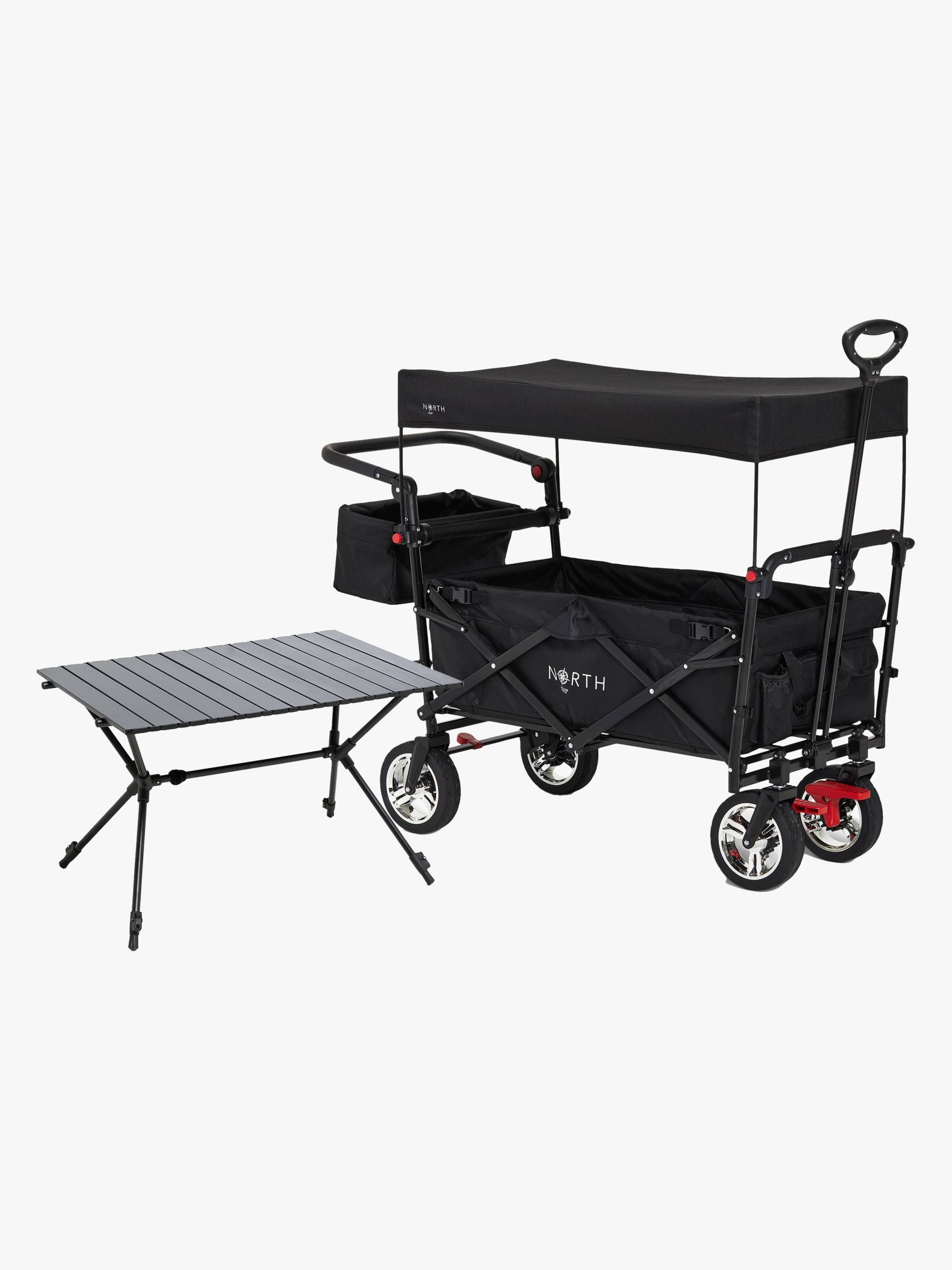 North 13.5 Porter Bollerwagen, Black inkl. Campingtisch North 13.5 Porter Bollerwagen, Black inkl. Campingtisch von North 13.5