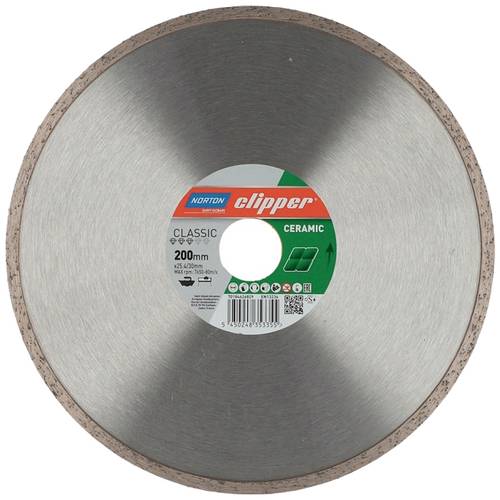 Norton Abrasives 70184626829 Diamanttrennscheibe Durchmesser 200mm Bohrungs-Ø 30mm 1St. von Norton Abrasives