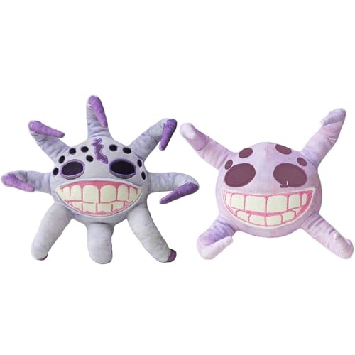 Doors Plush - 2 Pcs Grumble Giggle Plushies Toy for Fans Gift, 2024 New Monster Horror Game Stuffed Figure Doll for Kids and Adults, Halloween Christmas Birthday Choice for Boys Girls von Notafraid