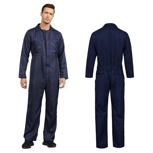 Noufun Michael Myers Kostüm für Erwachsene, Michael Myers Overall Halloween-Kostüme Horror Killer Halloween Cosplay Kostü (Marine-Erwachsene, XL) von Noufun